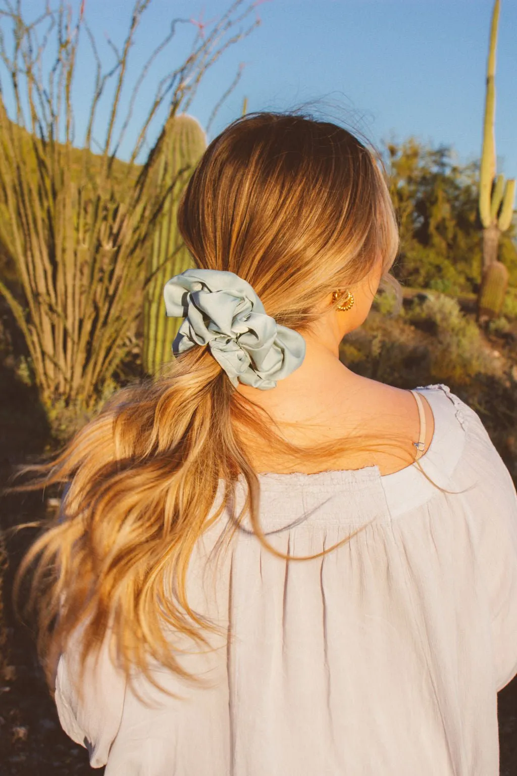 Eucalyptus Jumbo Scrunchie