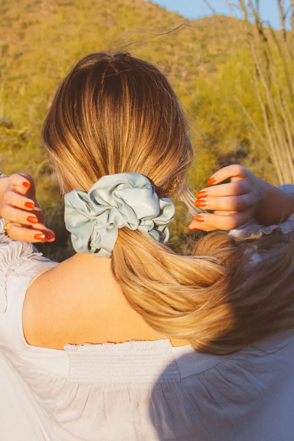 Eucalyptus Jumbo Scrunchie
